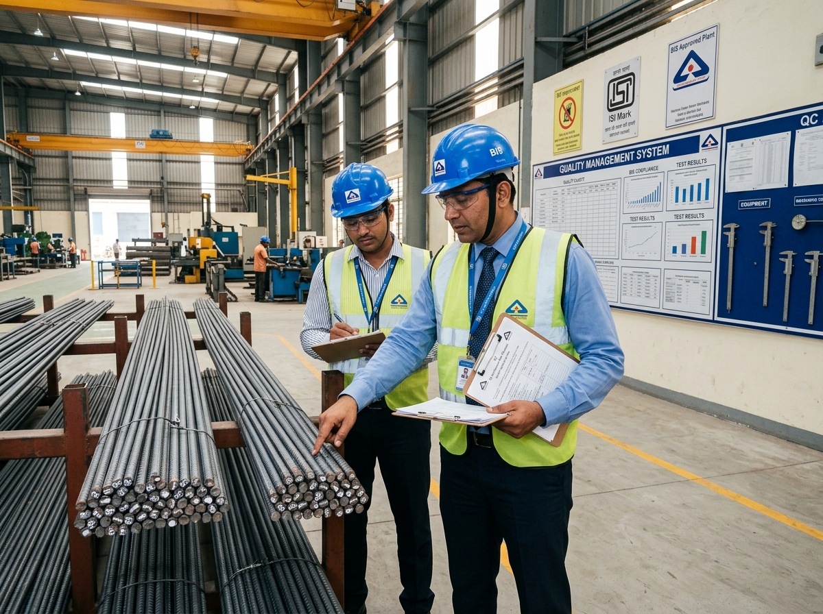BIS certification for steel and metal products